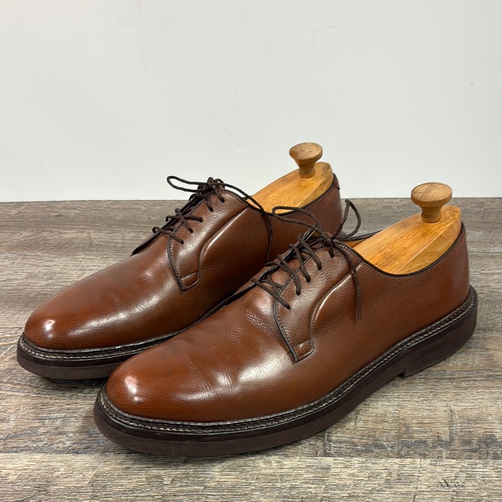 👞 Alden New England Brown Leather Derby Dress Shoes – Size 13 AAA – Made in USA